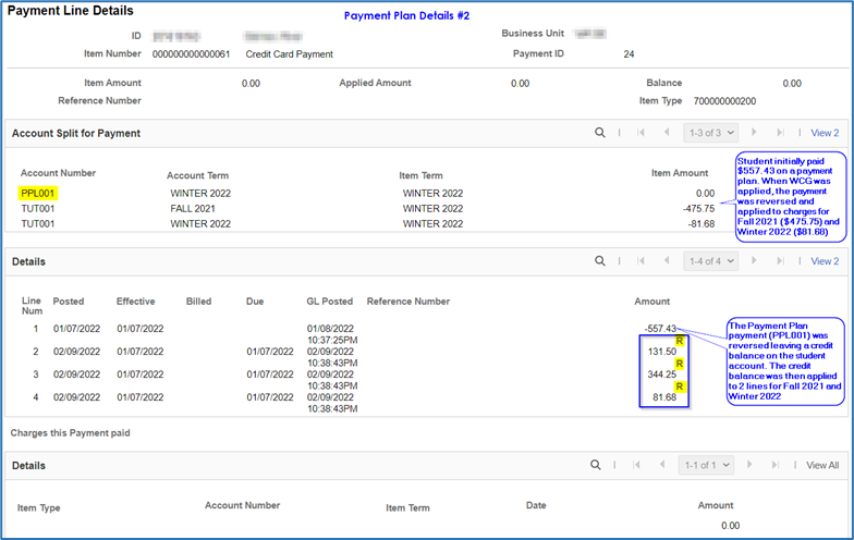 Account term item term