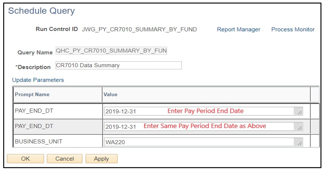 Fig. 3 Schedule Query