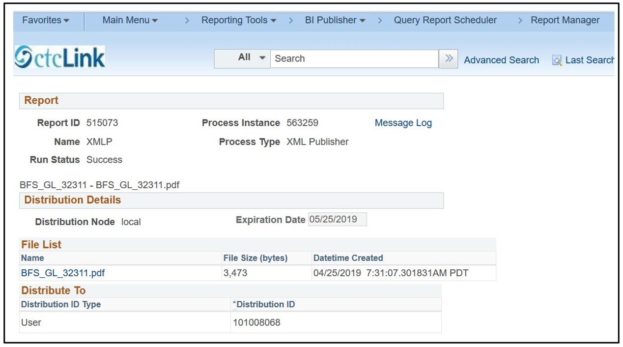 Fig. 8 Open Report Manager