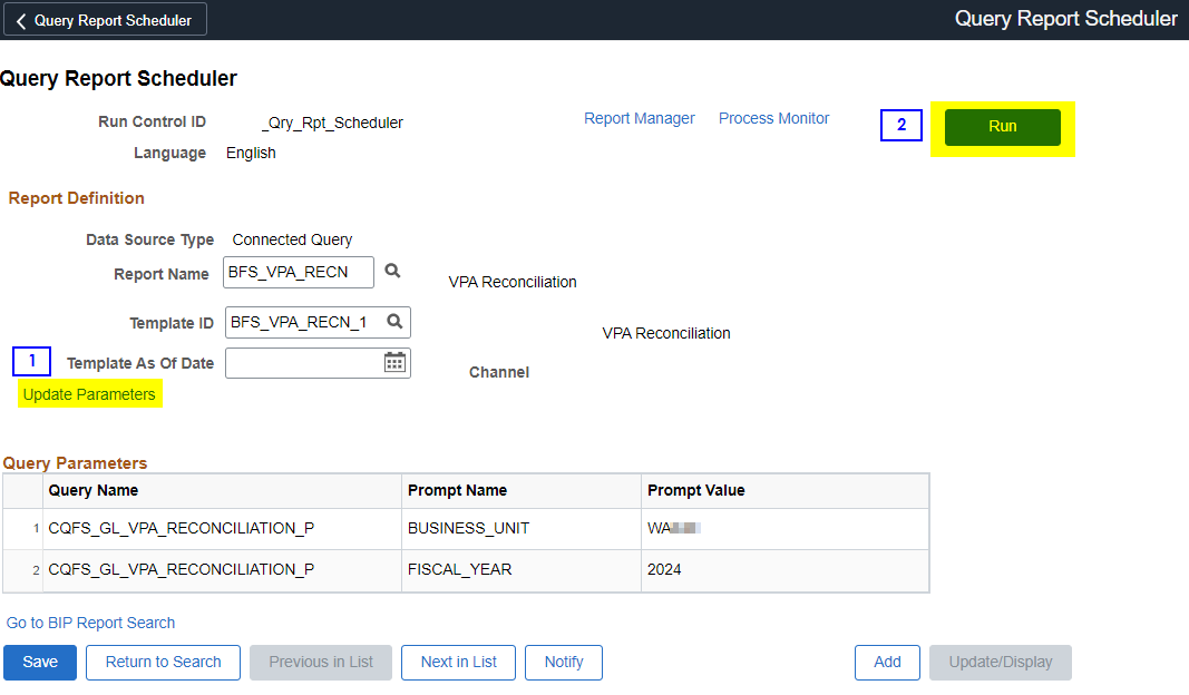 Query Report Scheduler